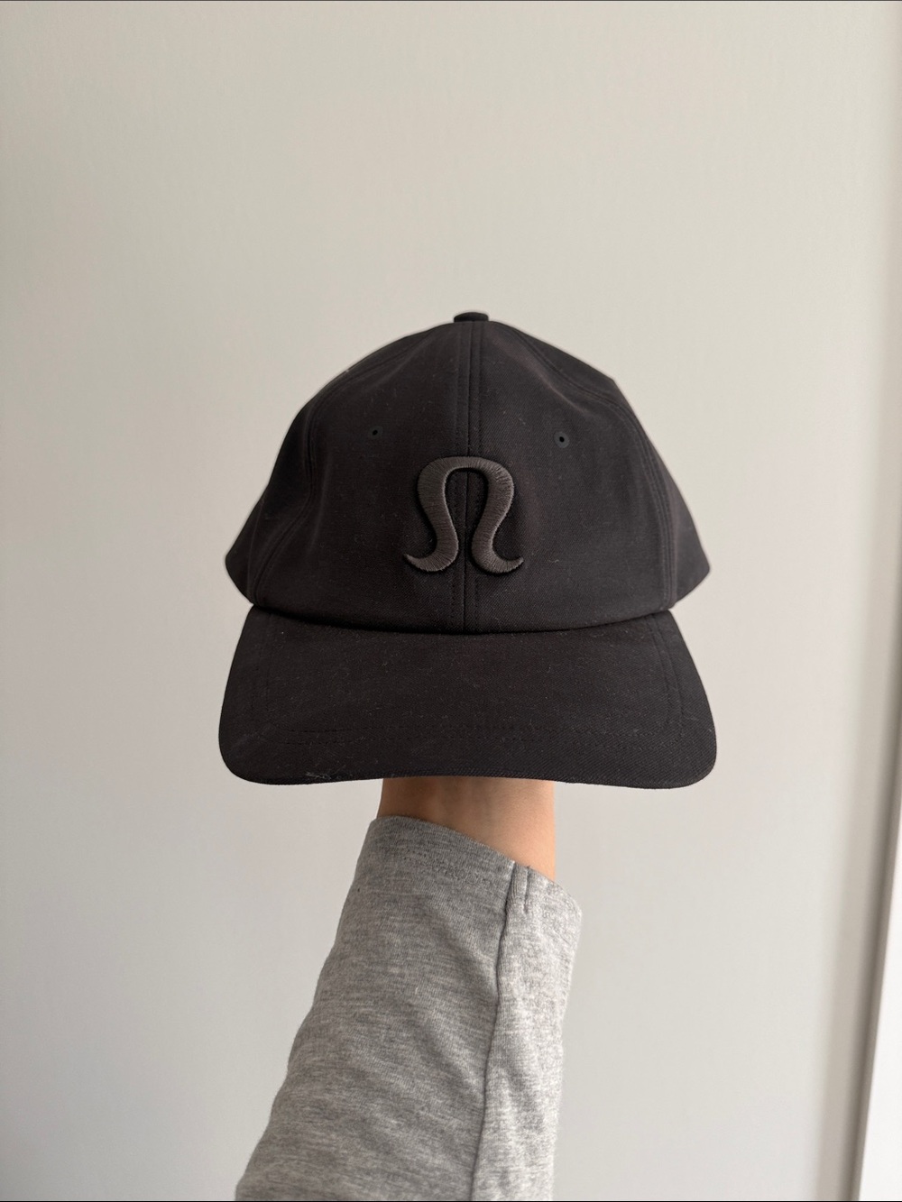 lululemon athletica Black Curved-Brim Logo Cap